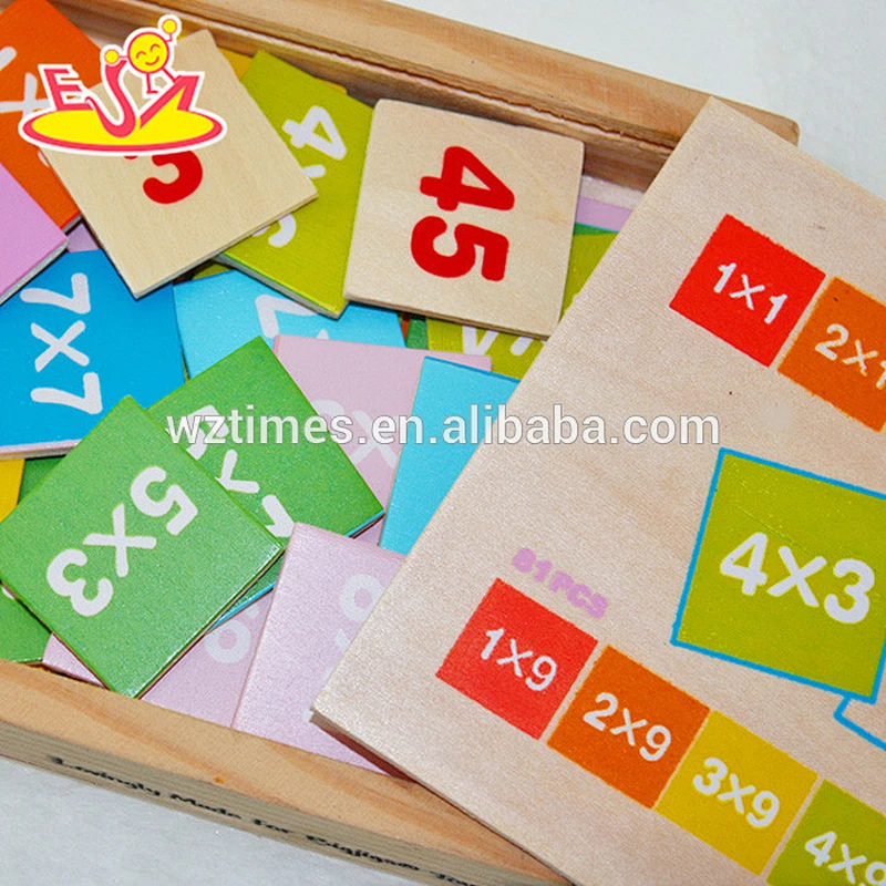 جديد وشعبية الاطفال لعبة الدومينو مربع خشبي W15A060