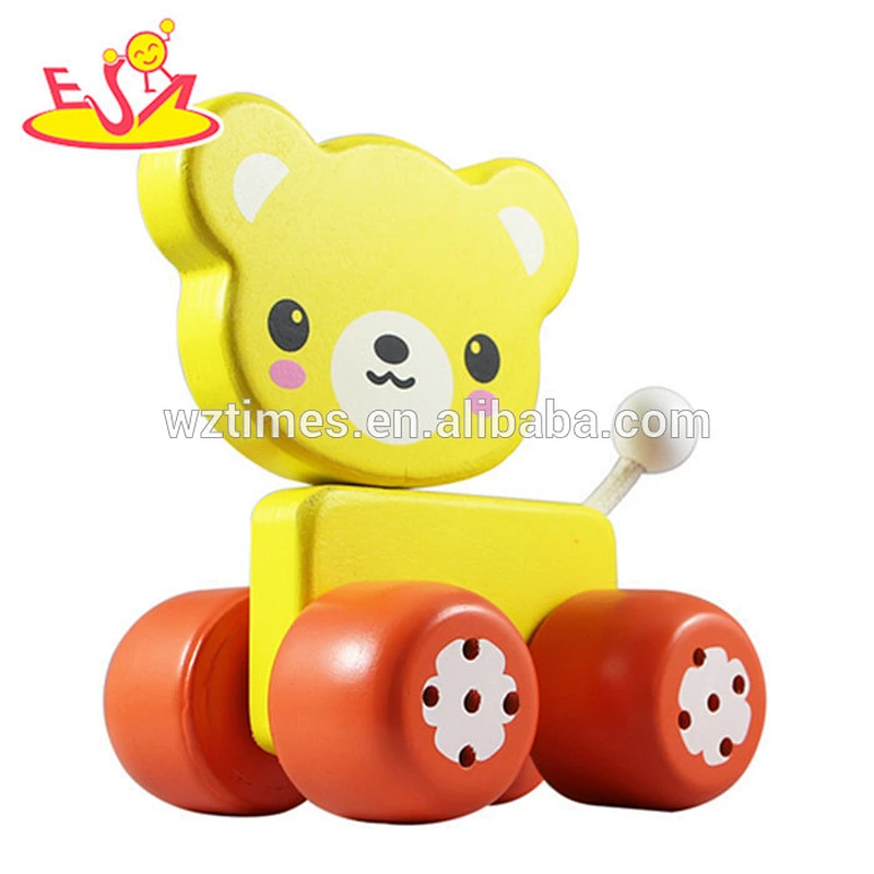 wholesale kids wooden small car toy superior quality wooden small car toy W04A046