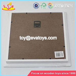 Wholesale brand new white household wooden picture frame W09A016