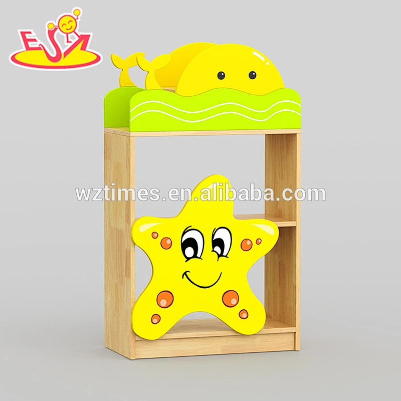 Wholesale nursery school furniture wooden toy storage ideas high quality children wooden toy storage ideas W08C200