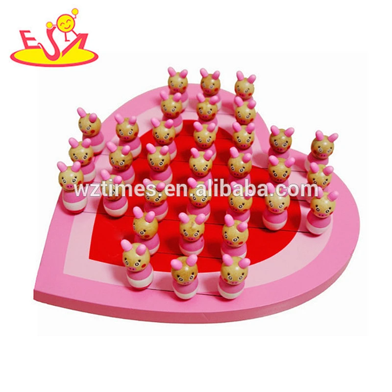Wholesale early education toy wooden chess board game benefits to baby's IQ W11A090