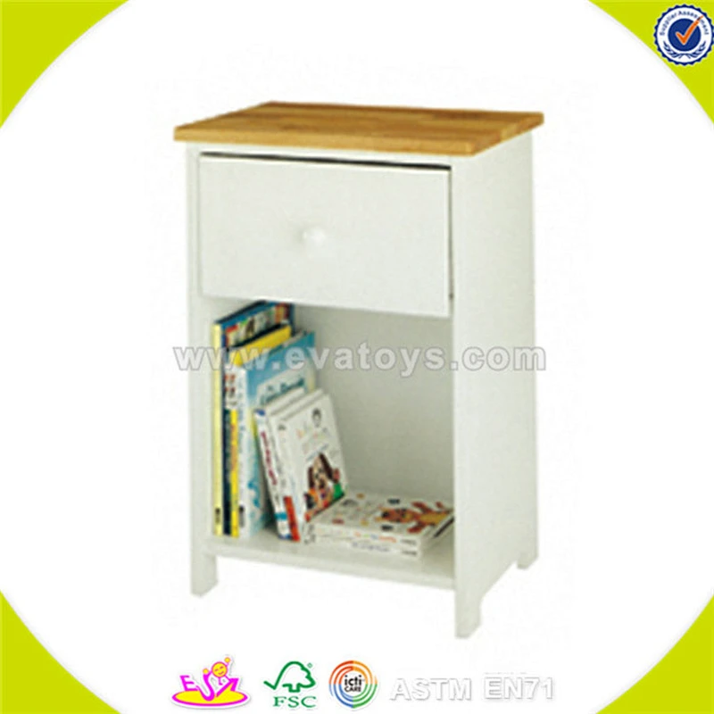 wholesale white wooden table and stools top quality kids wooden white table and stools W08G084