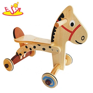 Most popular funny wooden rocking horse for toddler W16D085