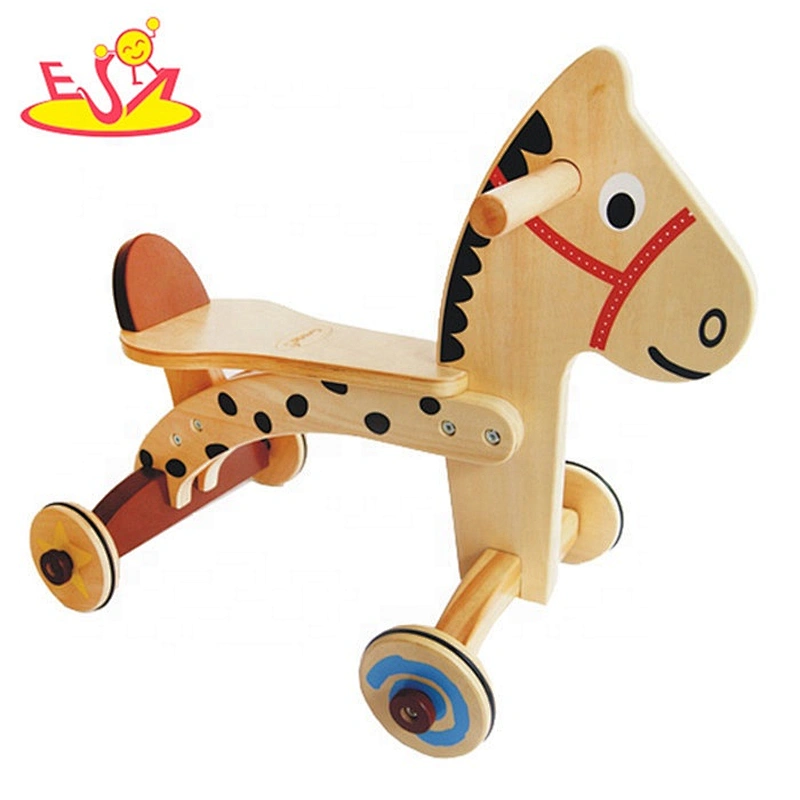 Most popular funny wooden rocking horse for toddler W16D085