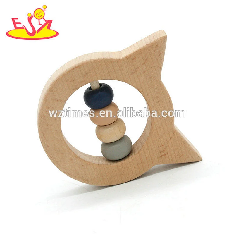 2018 High quality teething aids wooden baby chew toys for newborns W08K028