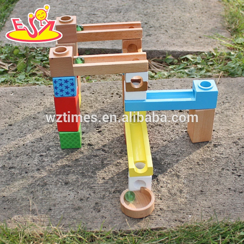2018 New design wooden building blocks toys educational wooden building blocks for kids best wood building toys for boys W13A126