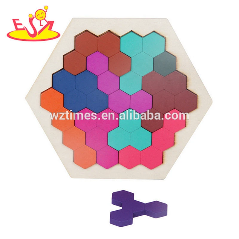 2018 new style wooden 3d animal puzzle for children W14A202