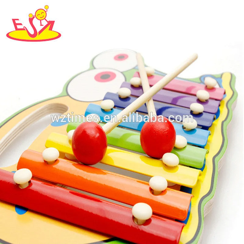 New hottest kids small xylophone wooden musical toys with 8 keyboard W07C061