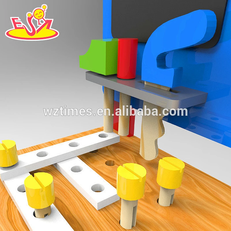 2018 wholesale diy workbench wooden tool set kids W03D076C
