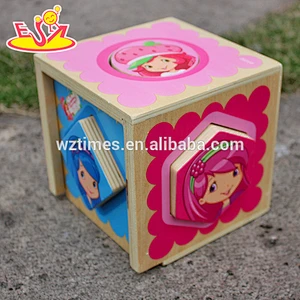 Wholesale educational wooden box toy for kids W11C012