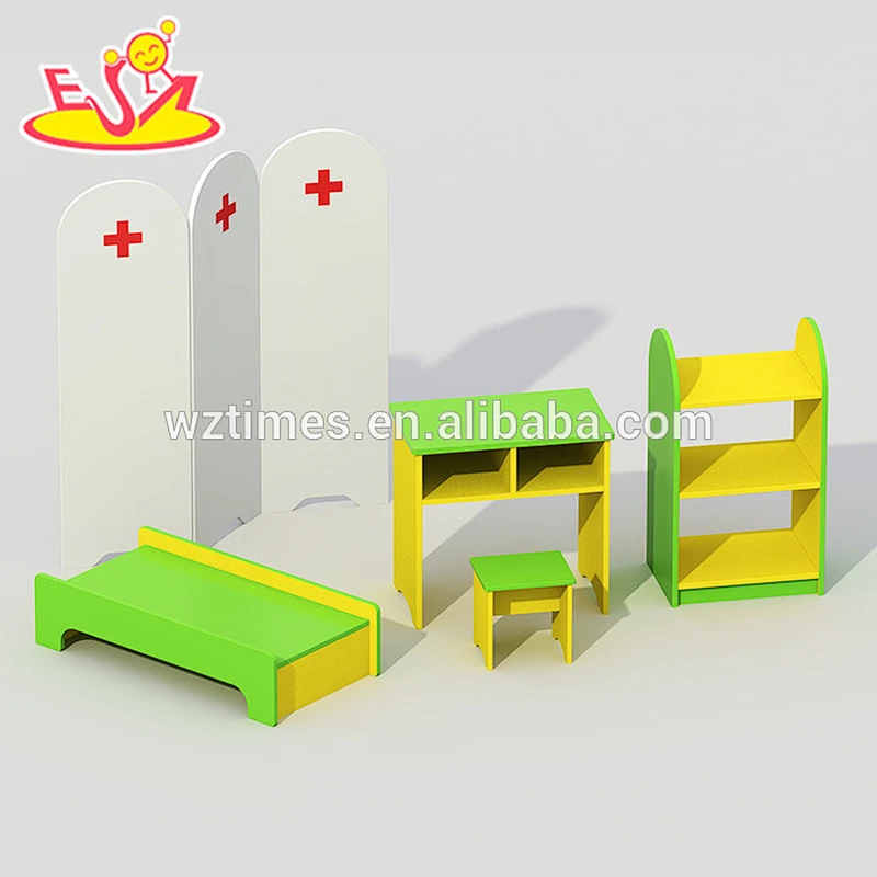 Wholesale preschool furniture wooden children role play toy furniture cheap wooden children bedroom furniture W08H073