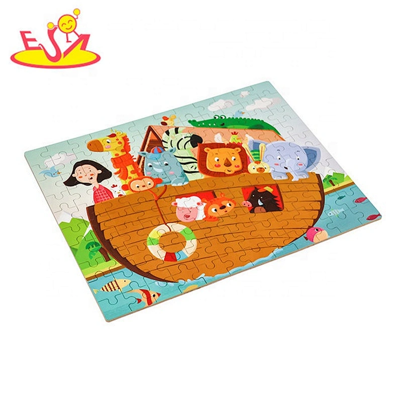 2019 New hottest kids educational wooden photo puzzle with customize W14N006