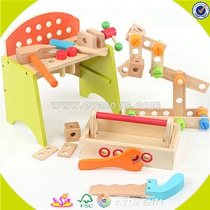 wholesale design multi-function wooden tool toy,educational kids wooden tool toy,top quality wooden tool toy W03D030