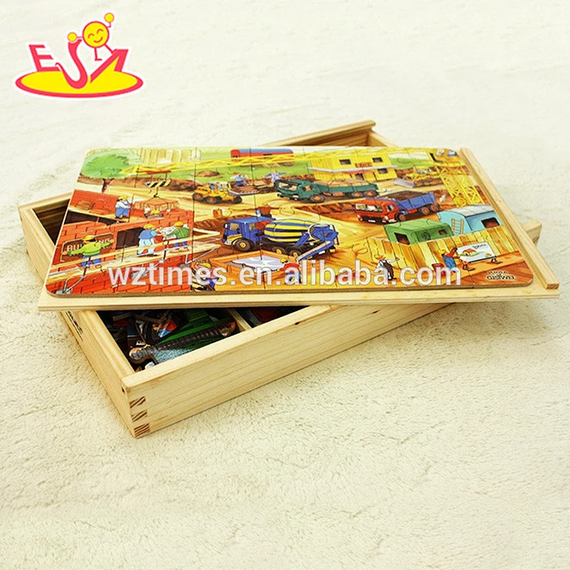 2018 Neues design holz puzzle spiel spielzeug pädagogisches holz puzzle spiel spielzeug kind holz puzzle spiel spielzeug W14C246