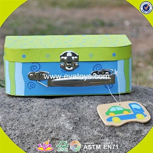 new design lovely wooden kids toy storage W08C172