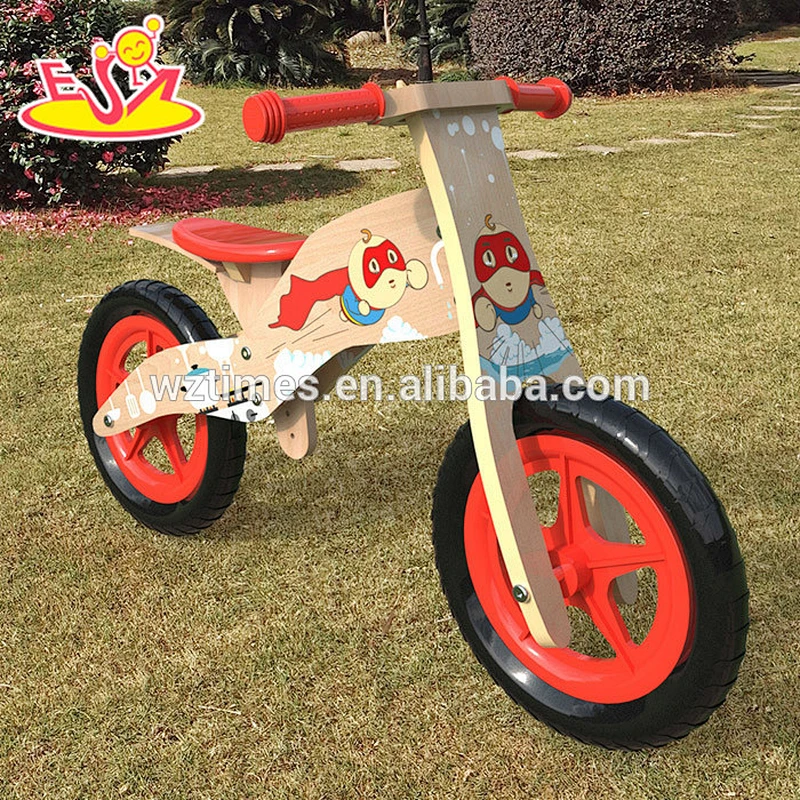 2018 Wholesale best design balance wooden children bicycle W16C176