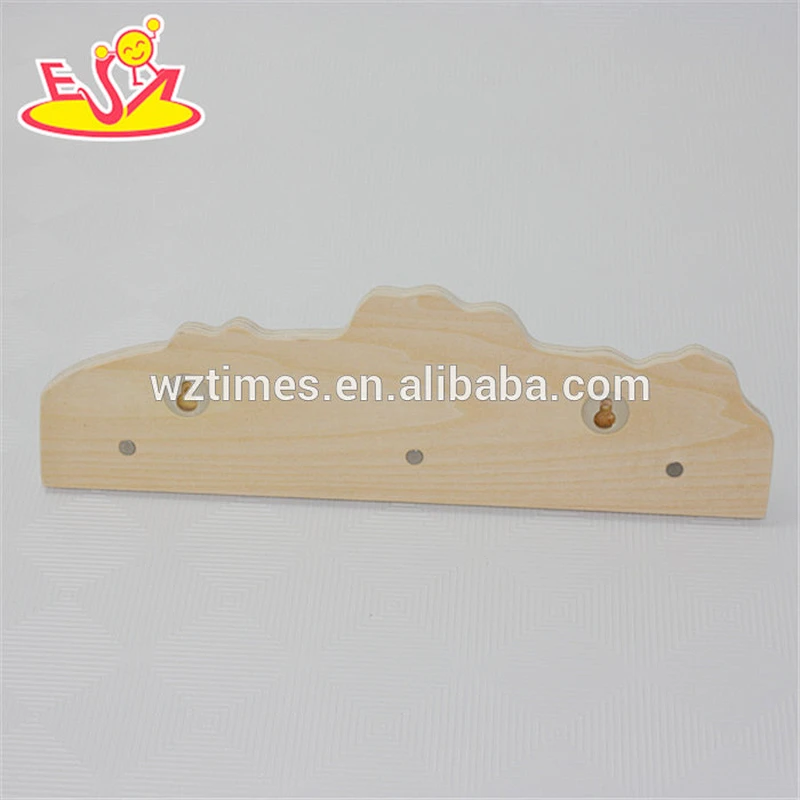 wholesale most attractive wooden coat hook for baby W09B045