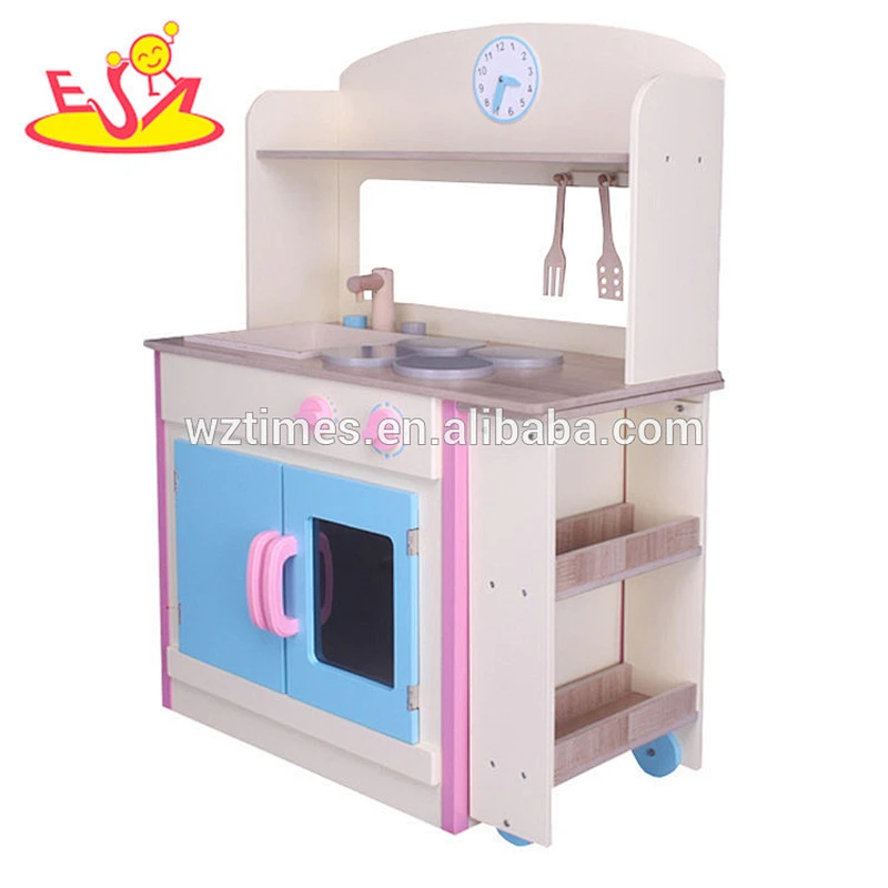 Wholesale early learning kids wooden kitchen set toy interesting baby wooden kitchen set toy W10C275
