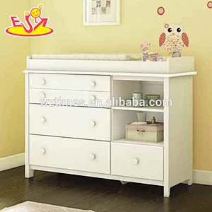 2018 New arrival portable wooden nursery changing unit for baby W08C122