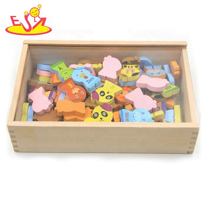 Neue pädagogische hölzerne Tierblöcke der Ankunft 100PCS für Kinder W15A077