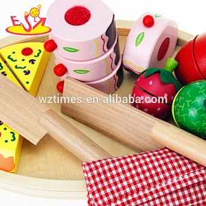 2018 wholesale children wooden fruit toys for kids Simulation baby wooden fruit toys for kids wooden fruit toys for kids W10B017