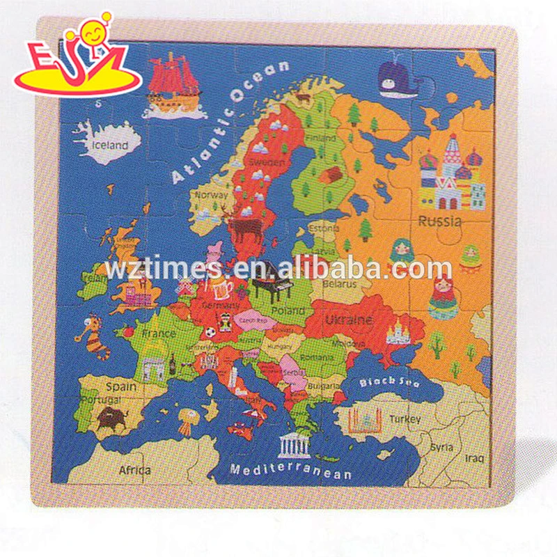 Großhandel baby aus holz weltkarte puzzle mode kinder aus holz weltkarte puzzle kinder aus holz weltkarte puzzle W14C138