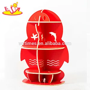 Wholesale unique style wooden animal bookshelf for decoration W08D075