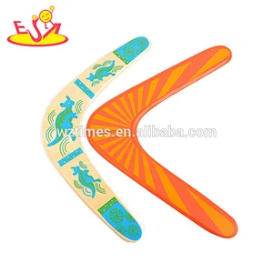 2018 wholesale fashion wooden boomerang toy for kids W01A313