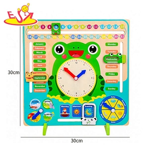 2019 New hottest preschool wooden baby activity board with customize W12D141