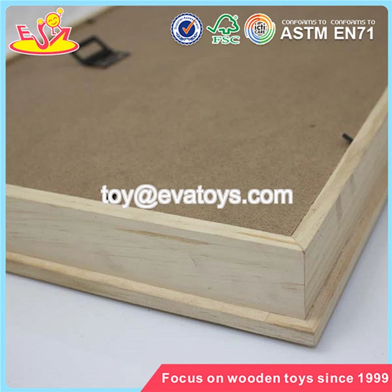 Hot sale classic household square wooden square photo frame W09A012