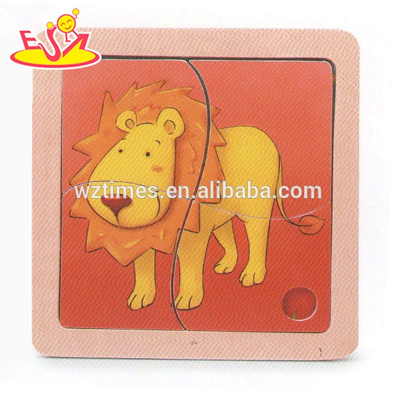 wholesale baby 4-piece wooden puzzle cheap kids 4-piece wooden puzzle fashion children 4-piece wooden puzzle W14C160