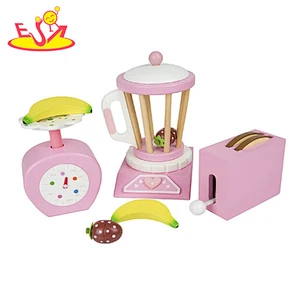 New design pretend play wooden toy bread machine for kids W10D201