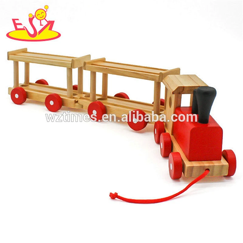 New hottest funny wooden toys uk for baby pull along W05C094
