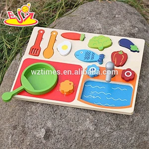wholesale preschool play food wooden cooking toys new design wooden cooking toys for kids W10B187