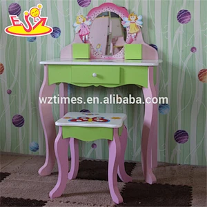 wholesale high quality children wooden dressing table mirror newly fashionable kids wooden dressing table mirror W08H024
