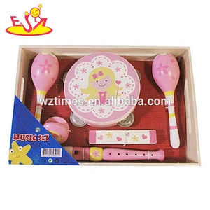Wholesale colorful wooden multi function musical toy to training kids' music interest W07A065