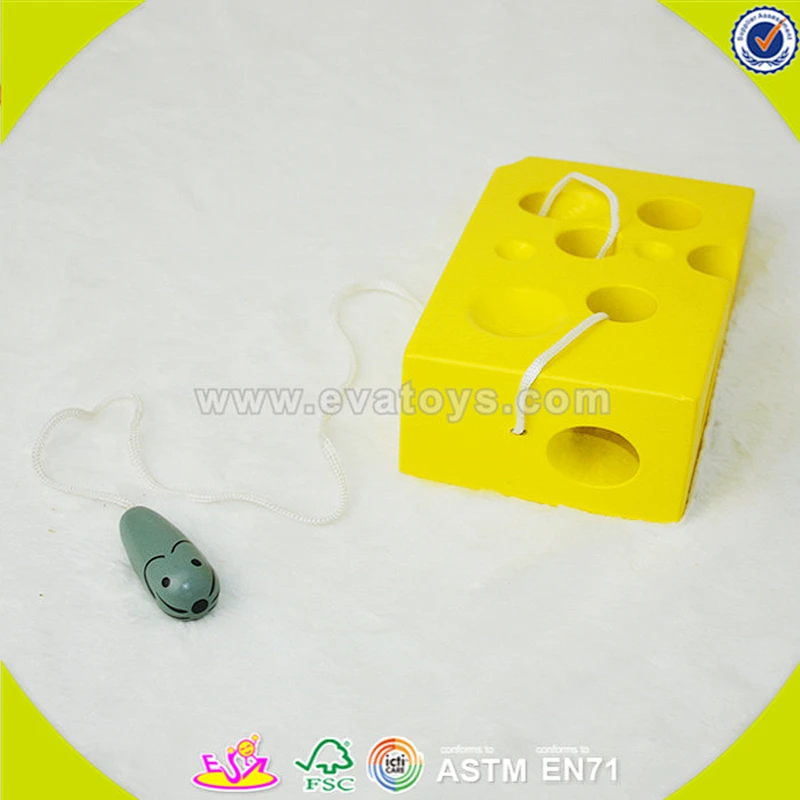 wholesale baby wooden threading toy hot sale kids wooden threading toy funny wooden threading toy W11E047