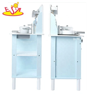 2019 New arrival children wooden pretend kitchen set for sale W10C472