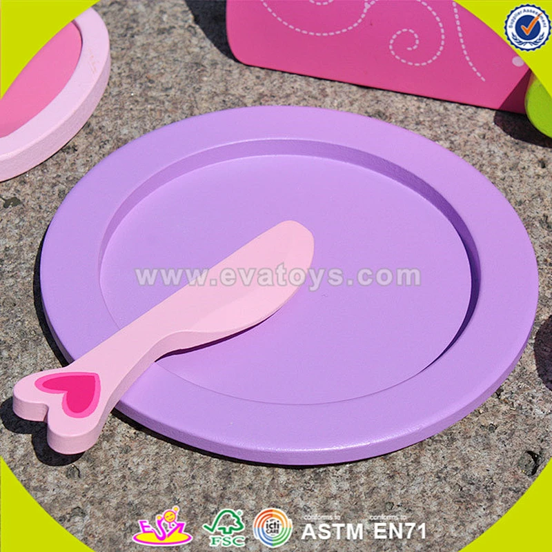 wholesale baby wooden breakfast toy , educational kids wooden breakfast set toy, funny child wooden breakfast toy W10B109