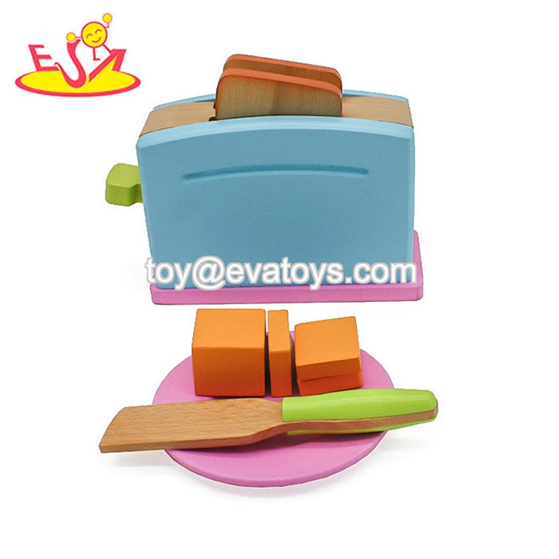 New design pretend play wooden toy bread machine for kids W10D201
