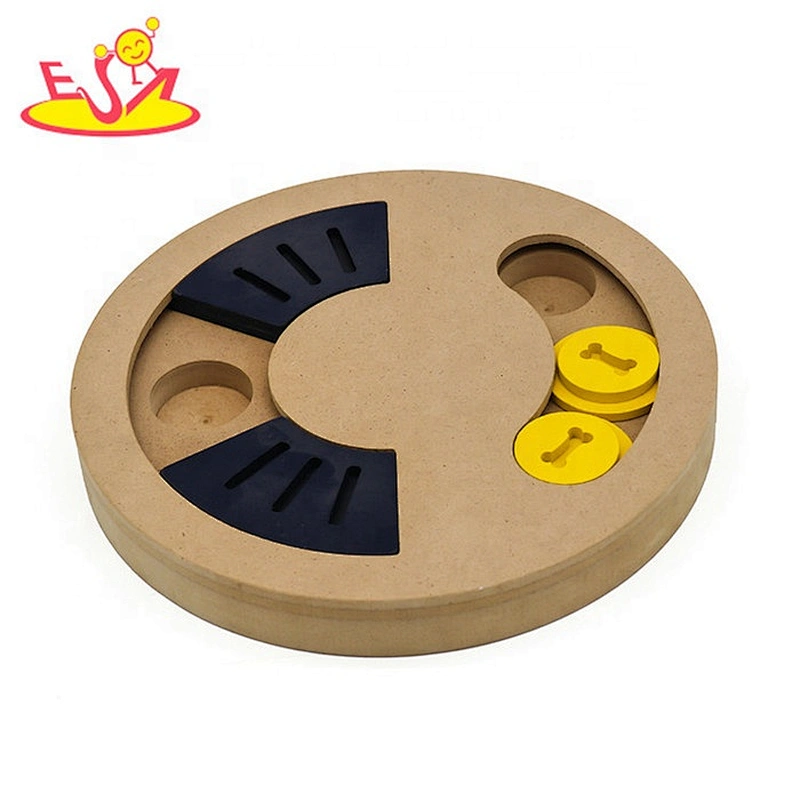 Fun pet interactive wooden pet food puzzles for wholesale W06F108