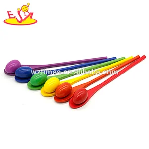 2018 Hottest egg and spoon race activity toys wooden baby learning games for sale W01B031