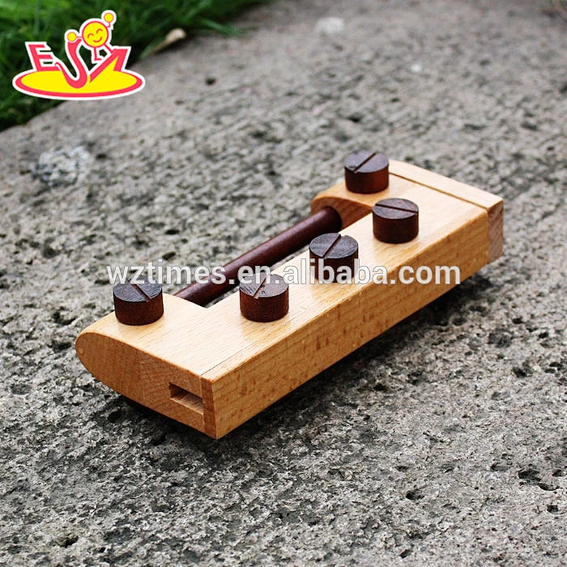 2018 wholesale wooden lock toy educational wooden lock toy top fashion wooden lock toy W02A167