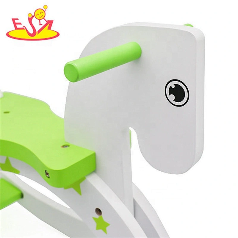 Hot sale riding toys wooden kids rocking horse for sale W16D121