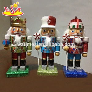 wholesale most popular wooden kids nutcracker toy for funny W02A075