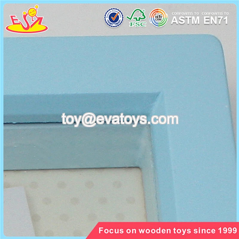 Wholesale fashionable household wooden blue picture frame W09A015