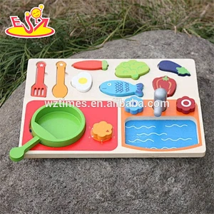 wholesale preschool play food wooden cooking toys new design wooden cooking toys for kids W10B187