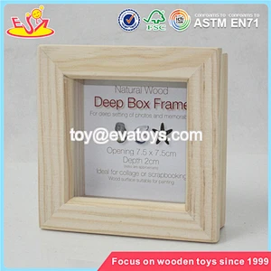 Wholesale special children wood photo frame classic craft wood photo frame W09A023