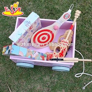 wholesale children wooden toy storage box with high quality W08C134