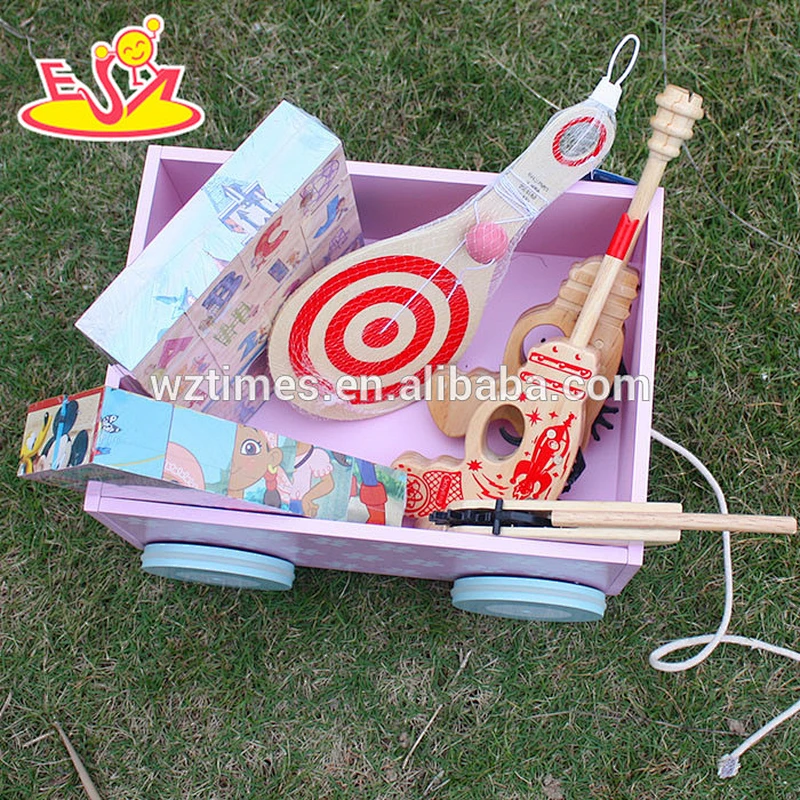 wholesale children wooden toy storage box with high quality W08C134